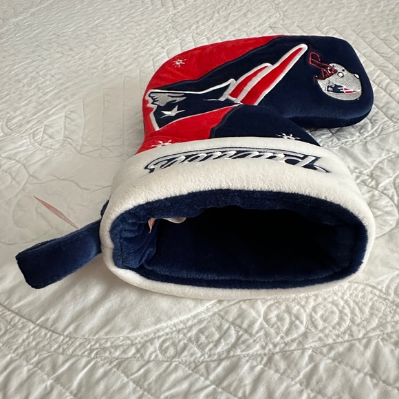NWT New England Patriots NFL Team Beans Authentic Christmas Stocking - Picture 12 of 13